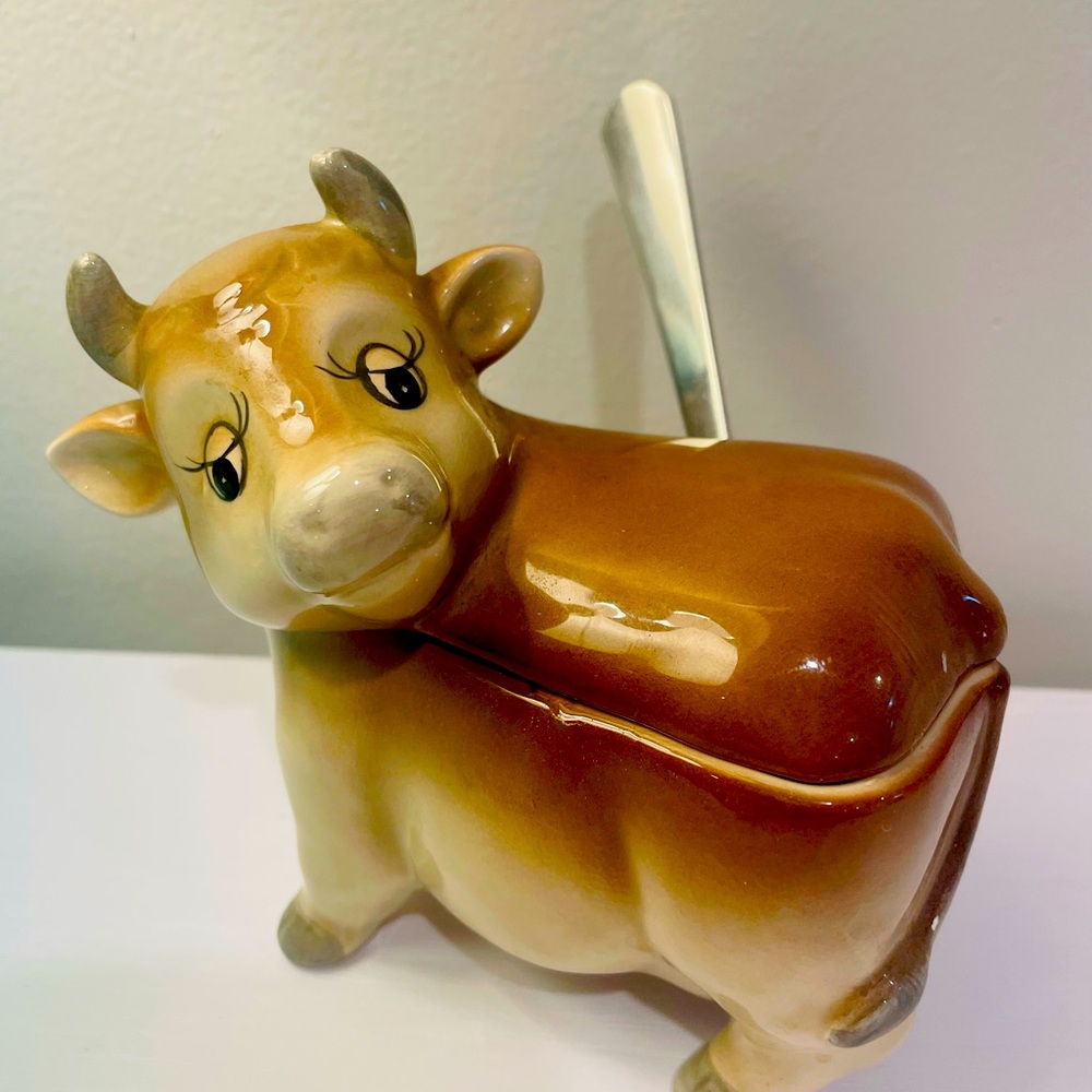 OTAGIRI 1981 Cow Sugar Dish